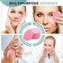 Compress Face Wash Puff - Natural Wood Pulp Sponge