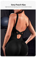 Solid Sleeveless Backless Bodycon Jumpsuit for Women