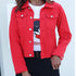 Women's Casual Denim Jacket for Spring and Autumn