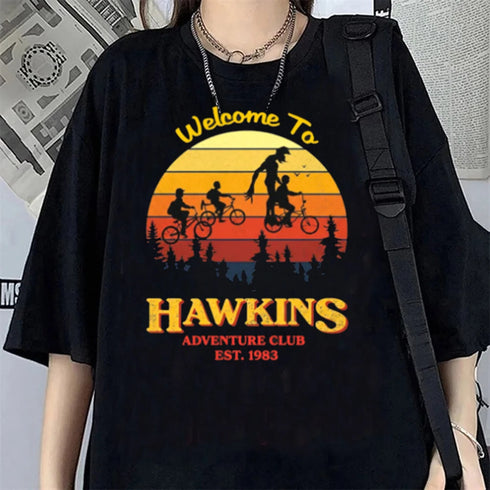 Hawkins Demogorgon Graphic T-Shirt for Women