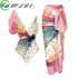 Floral Print One Piece Swimsuit with Skirt