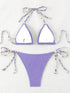 Halter Neck Micro Thong Bikini Set