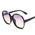 Round Frame Oversized Sunglasses for Women