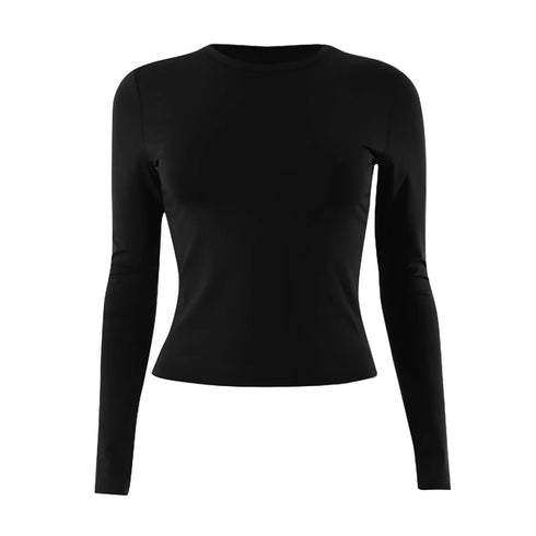 Slim Fit Long Sleeve T-Shirt for Women