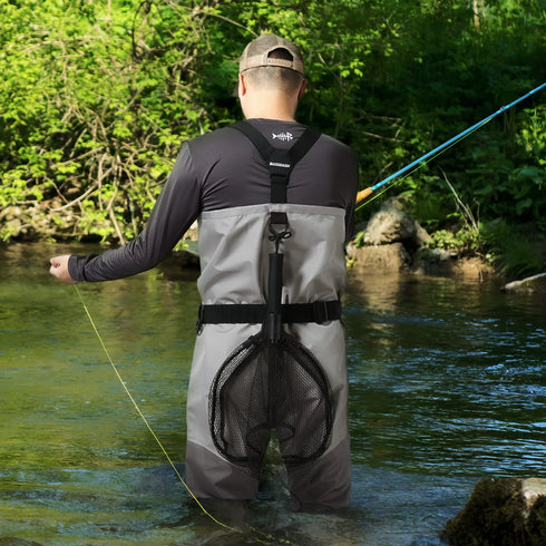 BASSDASH Lightweight Breathable Fishing Waders for Men