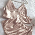 Lace-Up Cami & Shorts Pyjama Set in Various Colours