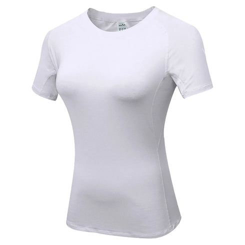 Women's Short Sleeve Compression Athletic T-Shirt