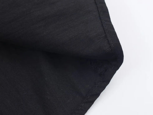Oversized Black Poplin Shirt for Women