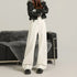 Y2K Flared Jeans in Warm White