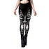 Gothic Steampunk Print Leggings for Women