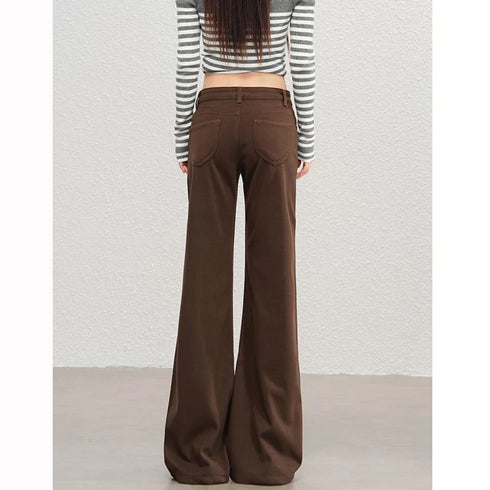 Women's High Waist Wide Leg Denim Trousers