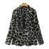 ZANZEA Leopard Print Lightweight Blazer for Women