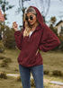Hooded Zip-Up Sweatshirt for Women