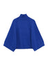 Casual Knitted Oversized Sweater with Mock Neck