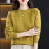 Women's O-Neck Casual Knit Pullover Sweater