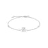Personalised 925 Sterling Silver Initial Charm Bracelet