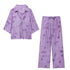 Women's Jacquard Floral Print Loose Set