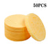 Compress Face Wash Puff - Natural Wood Pulp Sponge