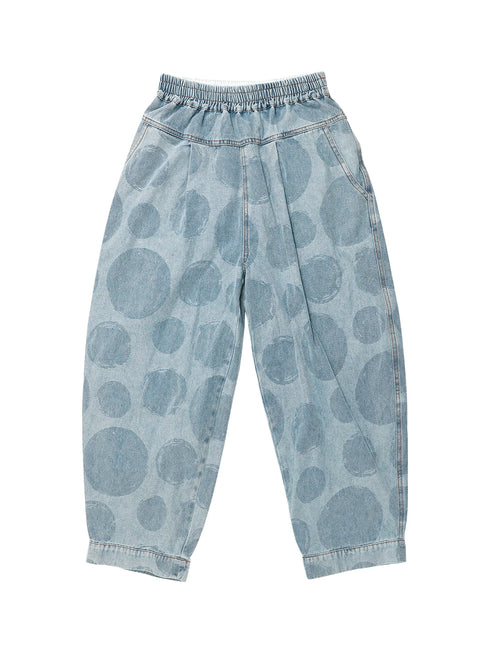 Imakokoni Women's Loose Denim Radish Pants
