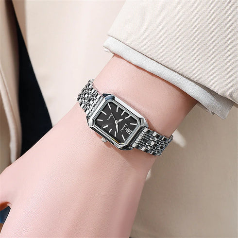 Light Luxury UTHAI New Women Watch Stainless Steel Quartz Fashion