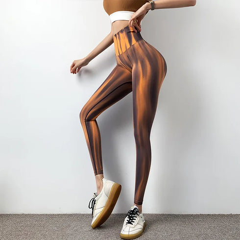 Women’s Tie Dye Seamless High Waist Leggings