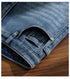 High Waist Fleece Lined Straight Jeans for Women