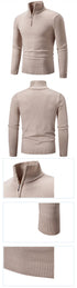 Lightweight Men's Quarter Zip Pullover Sweater