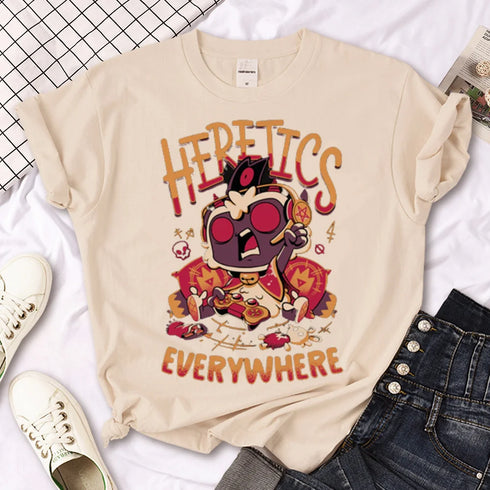 Funny Comic-Inspired Women's Summer T-Shirt