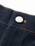 DUSHU Plus Size Women's Double-Layered Fleece Lined Jeans