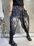 AmaxluluE Women's Printed Loose Harem Jeans