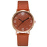 Simple Vintage Digital Face Leather Belt Women's Watch