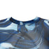 Sheer Print Mesh Crop Top with Long Sleeves