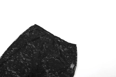 Black Jacquard 2 Piece Suit with Flare Pants