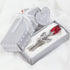 Crystal Glass Rose Flower in Box Mini Forever Red Gold Rose Gift for Girlfriend Wedding Guest Mother's Day