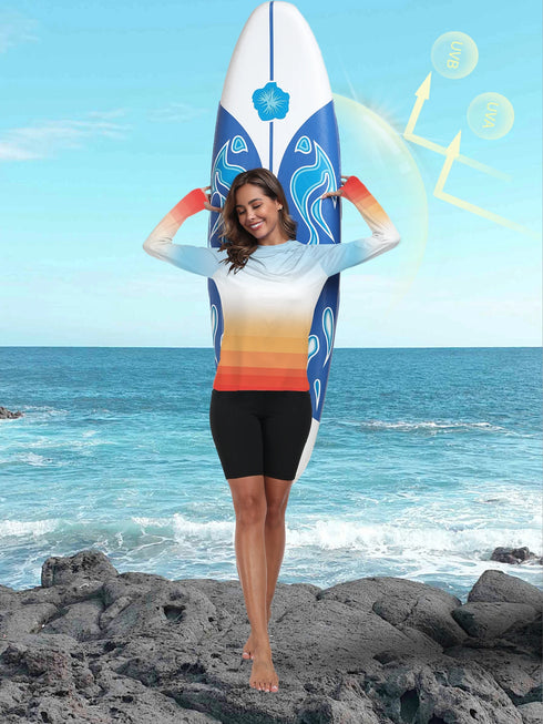 Women's Long Sleeve UV Protection Sun Shirt
