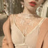 Lace Detail Turtleneck Long Sleeve Blouse