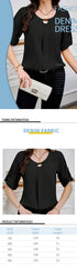 Women's Plus Size Casual Summer Woven Shirt