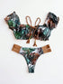 RUOTONGSEPT Ruffle Push Up Bikini Set