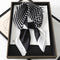 Silk Square Scarf with Bandana Print