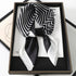 Silk Square Scarf with Bandana Print