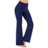 Women's High Waist Flared Pants with Pockets
