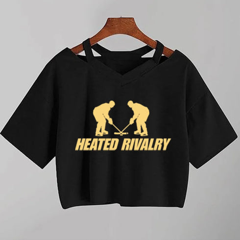 Heated Rivalry Crop Top - Ilya Rozanov & Shane Hollander Tee