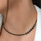 Minimalist Black Heart-Shaped Necklace