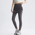 2 in 1 High Waisted Yoga Pants with Side Drawstring