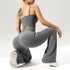 Seamless Flared Pants & Ribbed Tank Top Set