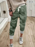 Plus Size Camouflage Print Jogger Pants for Women