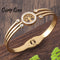 Women's Luxury Designer Bangle Stainless Steel Tree of Life Cuff Bracelet for Women
