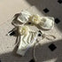 White Lace-Up Bikini Set for Women