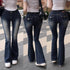 Low Waist Flared Jeans for Women
