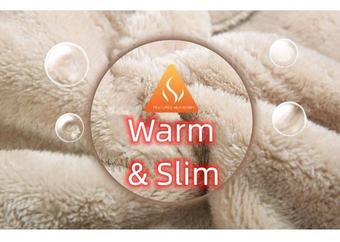 High Waist Fleece Pencil Pants for Women